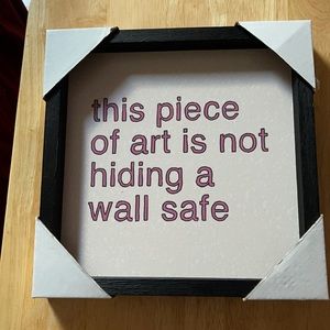 Wall art rustic frame funny script shabby chic farmhouse country cottage